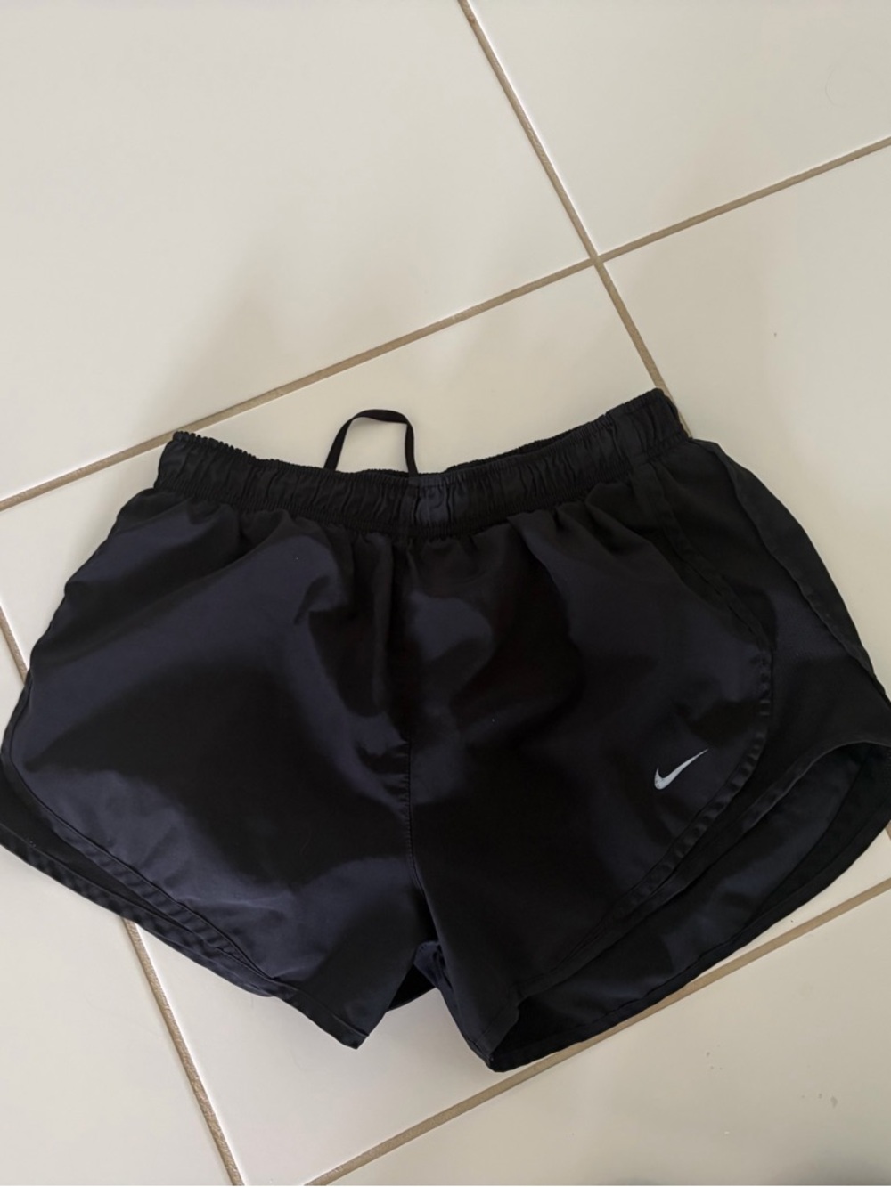 Nike Women’s Black Athletic Running Shorts with Swoosh
